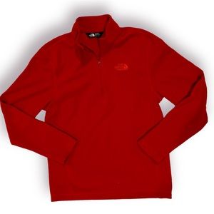 Red Quarter Zip Polar Fleece by The North Face | Men’s Size Small 🏔️🏕️